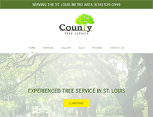 Tablet Screenshot of countytreeservice.com